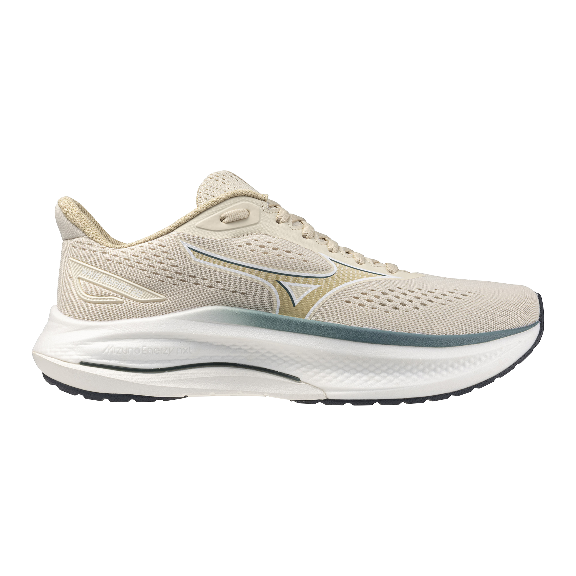 ルミスパ Mizuno Men's Wave Rider 29 Running Shoes - Capri Breeze/White