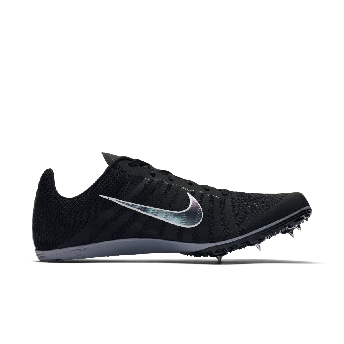 Black nike spikes online