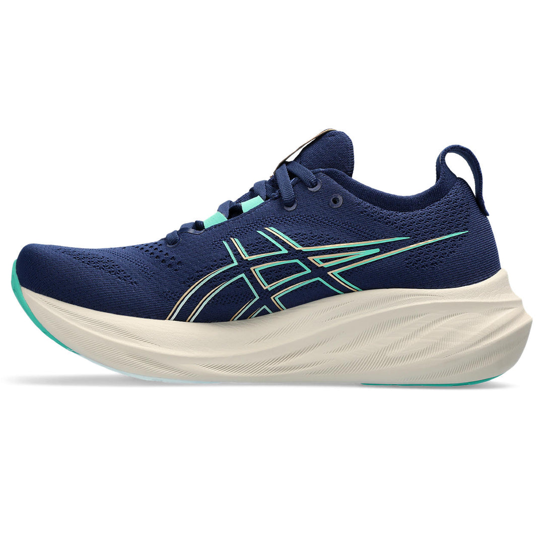 【未使用 27cm】ASICS　 GEL-NIMBUS 26 ネイビー/ライム Asics Mens Gel Nimbus 26 - French Blue/Electric Lime (1011B794-400