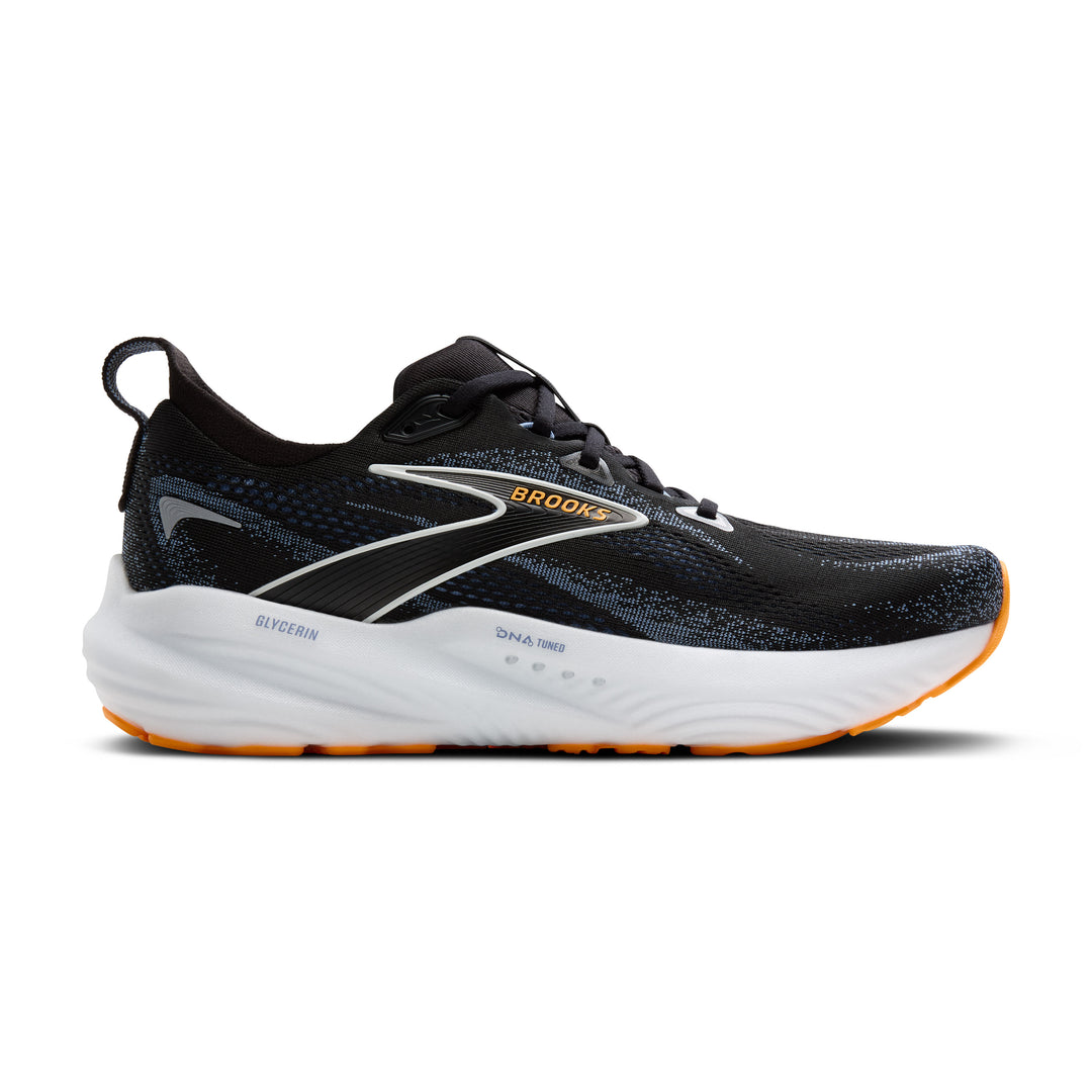 Brooks Glycerin 22 GTS Men Running Shoes Wide 2E Grey Black 1104452E078 Size 13 Mens Brooks Glycerin GTS 22 Running Shoe main image 3