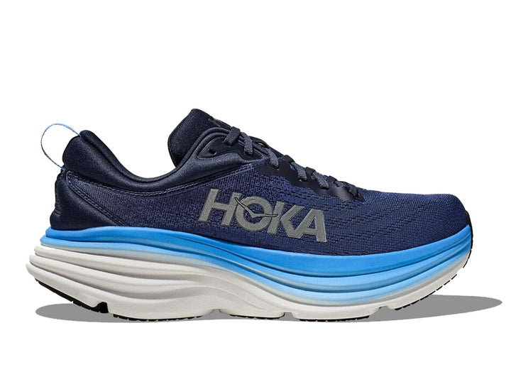 Hoka One One Men Bondi 8 Blue Outer Space Running Shoe 1123202 OSAA Size 13D Hoka One One Men Bondi 8 Blue Outer Space Running Shoe  main image 3