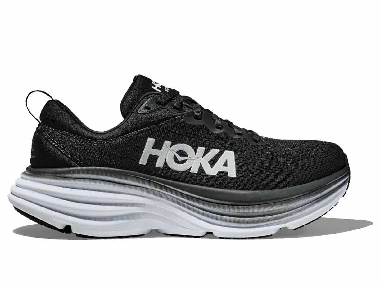 Men's HOKA Bondi 8 (Extra Wide - 4E) - 1127955-BWHT