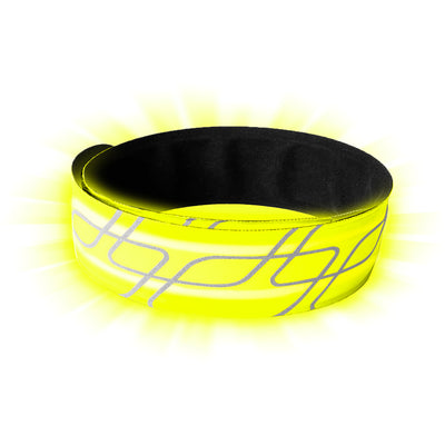 Amphipod Full-Viz™ Flashing Reflective Slap Band - Yellow - 4910-11C-U