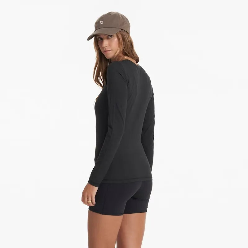 Women's Vuori Long Sleeve Lux Crew - VW1038-HBK – =PR= Run
