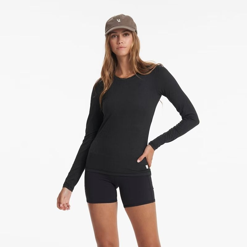 Women's Vuori Long Sleeve Lux Crew - VW1038-HBK