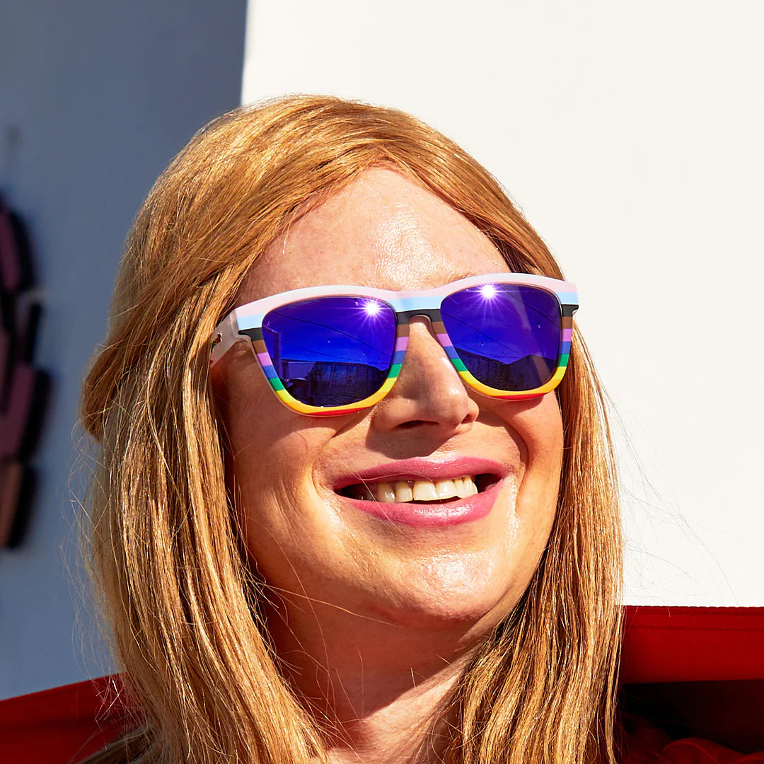 Goodr “I can see queerly now” Sunglasses goodr I Can See Queerly Now Rainbow main image 2