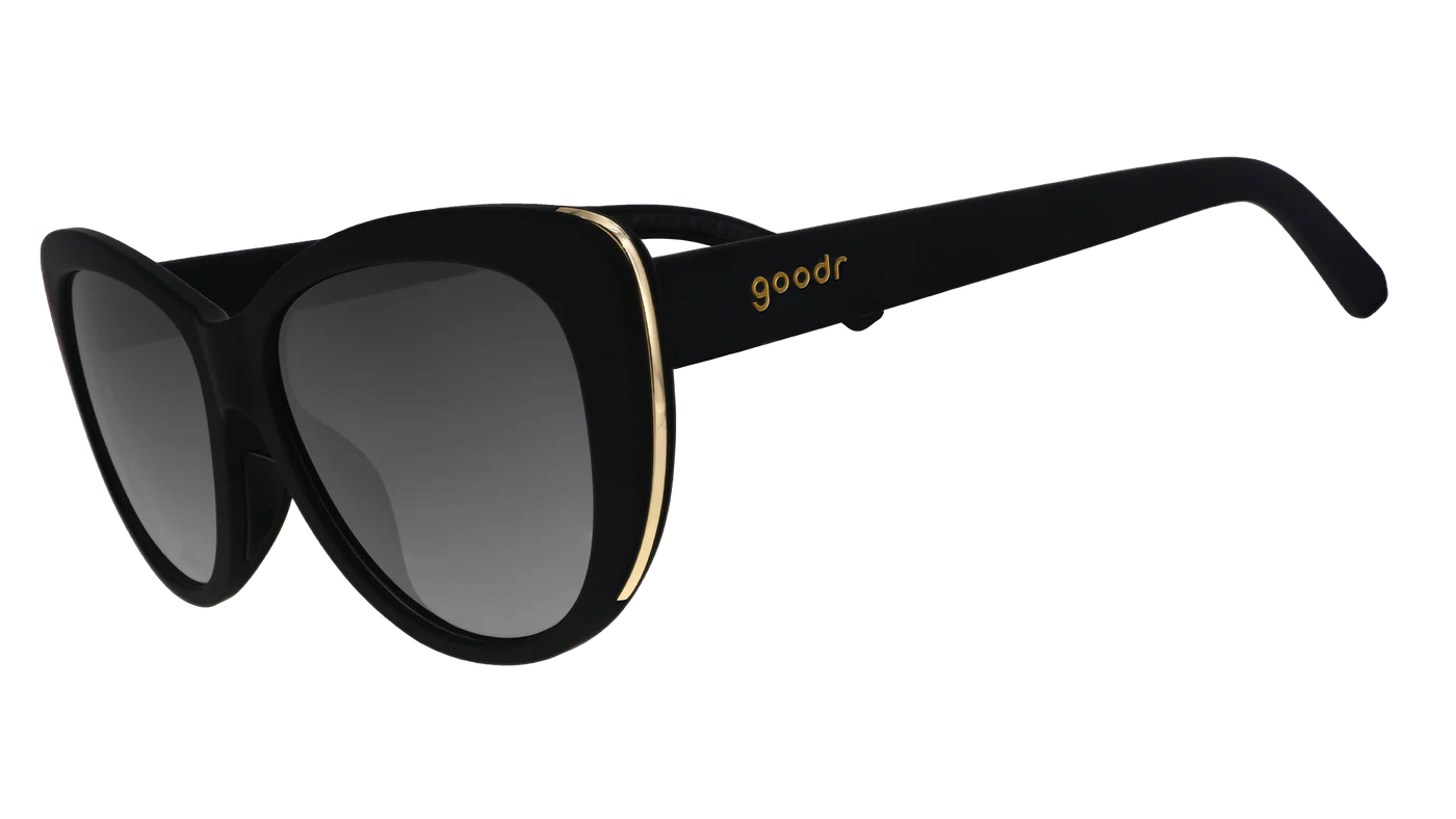 goodr Glam G Running Sunglasses - Its Noir Darling