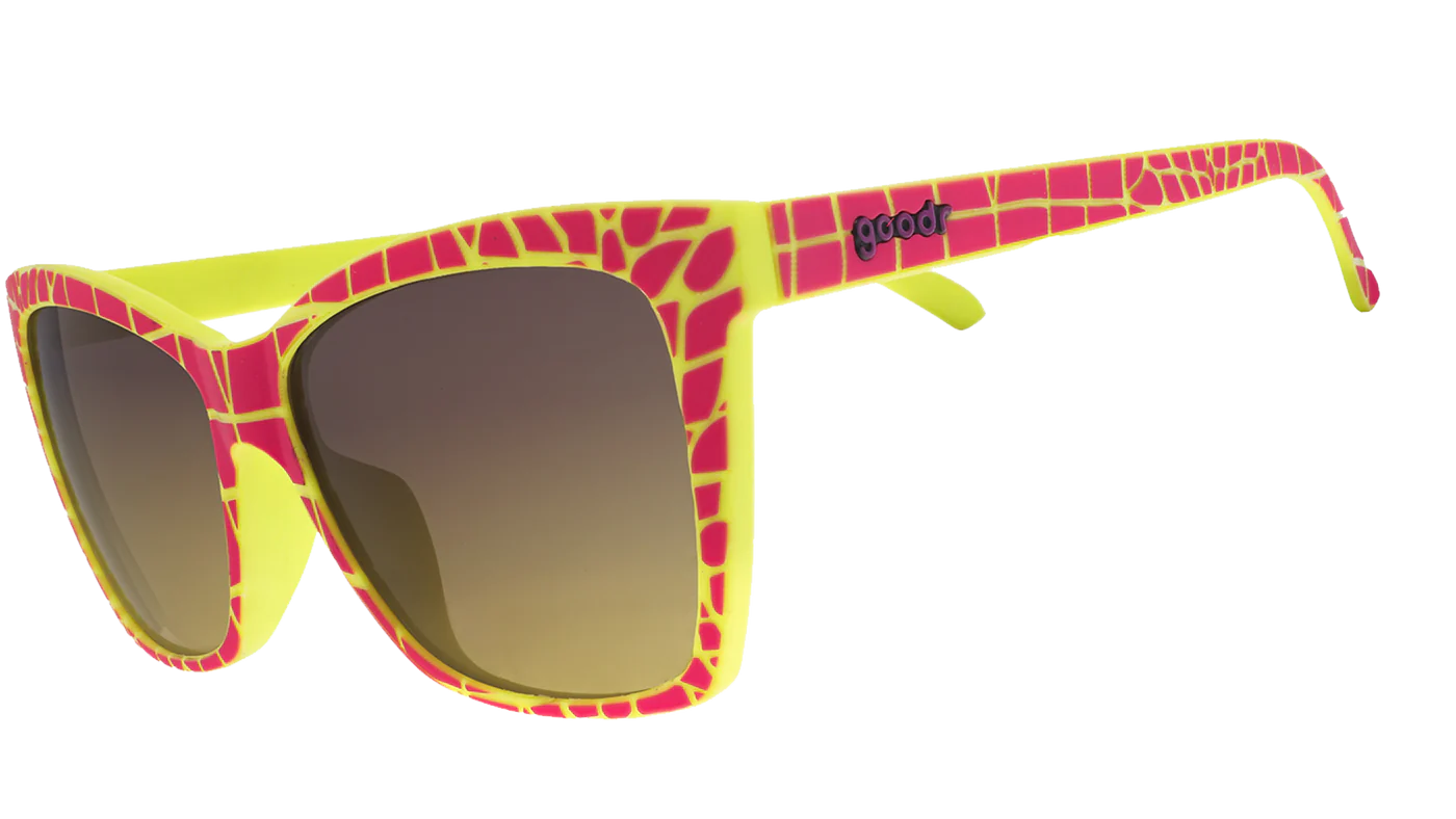 goodr PopG Running Sunglasses - Croco-Dial for a Good Time