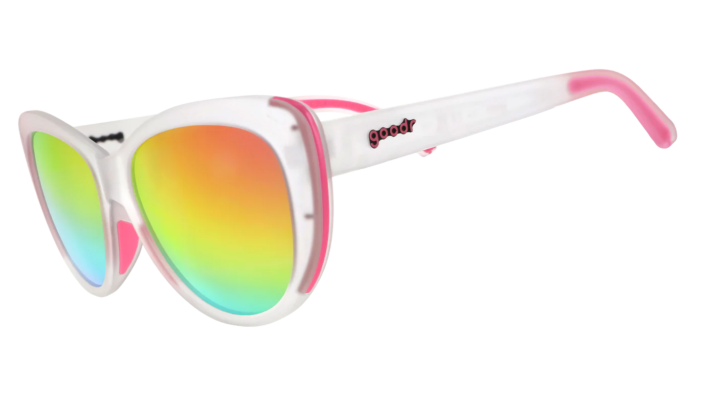 goodr Glam G Running Sunglasses - Rainbow Runway Ready