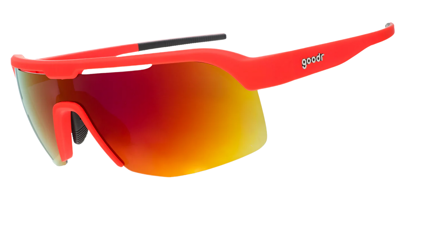 goodr Bolt G Running Sunglasses - Dante's Shin Splint Inferno