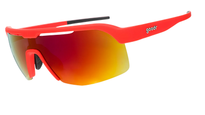 goodr Bolt G Running Sunglasses - Dante's Shin Splint Inferno