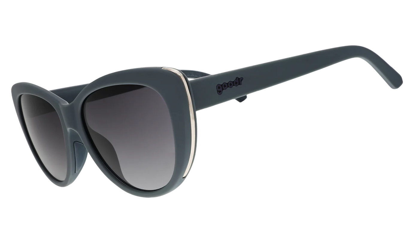 goodr GlamG Running Sunglasses - Not Gray Diet Black