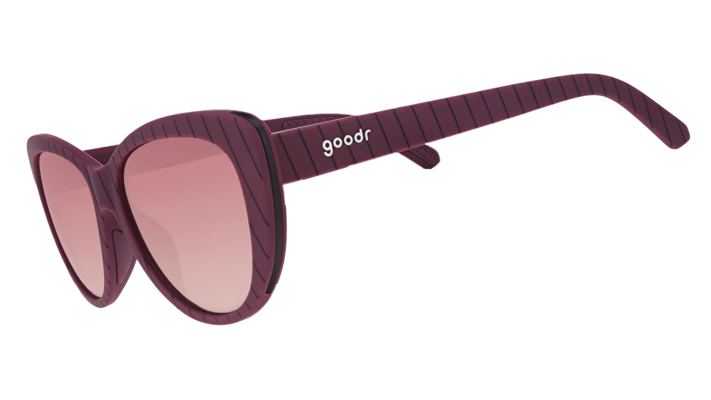 goodr Glam G Running Sunglasses - Cherry Cordial to Meet You