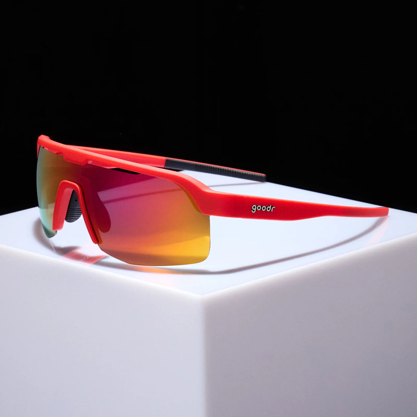 goodr Bolt G Running Sunglasses - Dante's Shin Splint Inferno