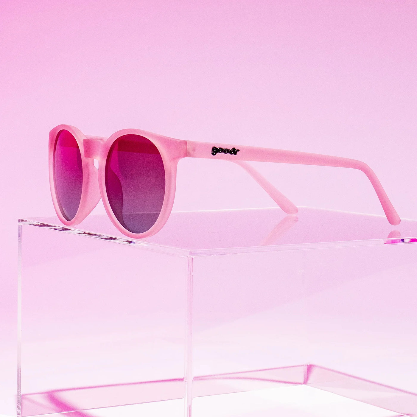 goodr CircleG Running Sunglasses - Mauve Mood Board