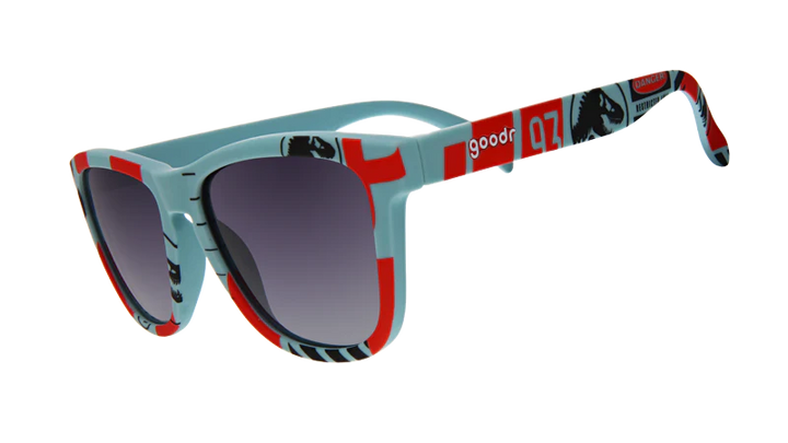 Goodr Running Sunglasses - T-Rex in the Rear View – =PR= Run & Walk