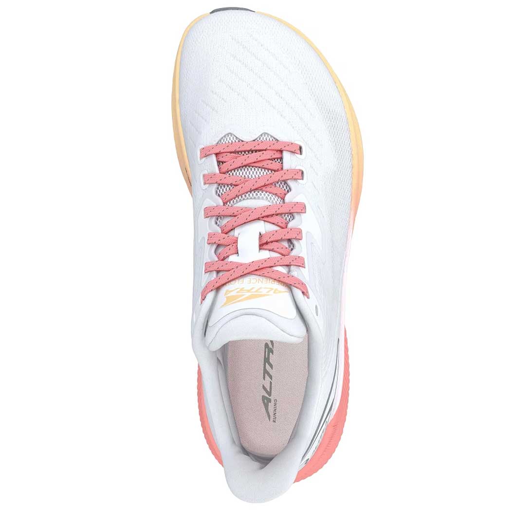 Scarpe Running Donna Altra Experience Flow - Drop 4 Mm, Bianco/corallo, Suola Standard