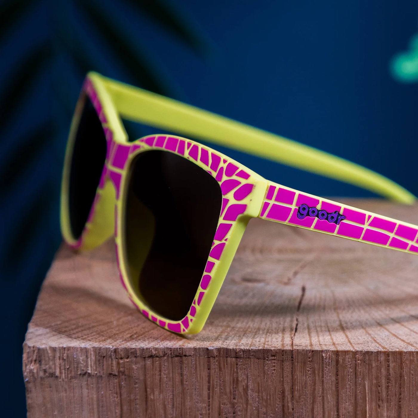 goodr PopG Running Sunglasses - Croco-Dial for a Good Time