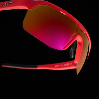 goodr Bolt G Running Sunglasses - Dante's Shin Splint Inferno