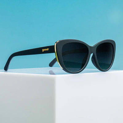 goodr Glam G Running Sunglasses - Its Noir Darling