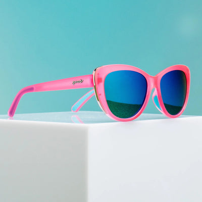 goodr Glam G Running Sunglasses - Flamingo Couture