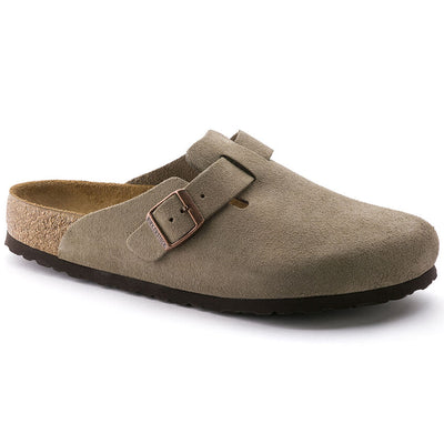 Men's Birkenstock Boston Suede Leather Clog - BIRK-560771