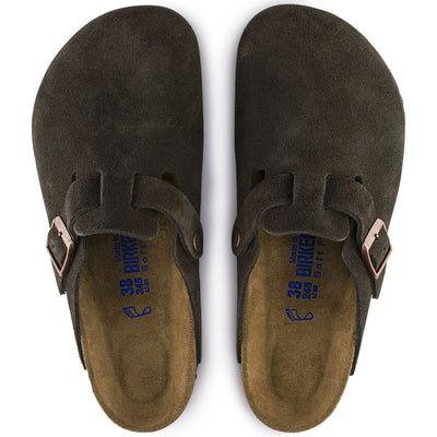 Men's Birkenstock Boston Suede Leather Clog - BIRK-660461