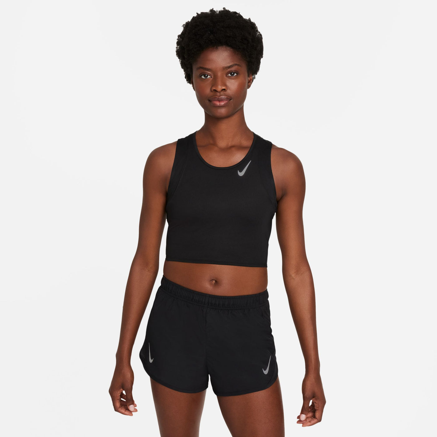 Women's Nike Dri-Fit Race Cropped Tank - DD5921-010