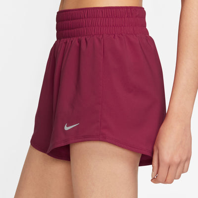 Women's Nike One Dri-FIT Mid-Rise 3" Brief-Lined Shorts - DX6010-620