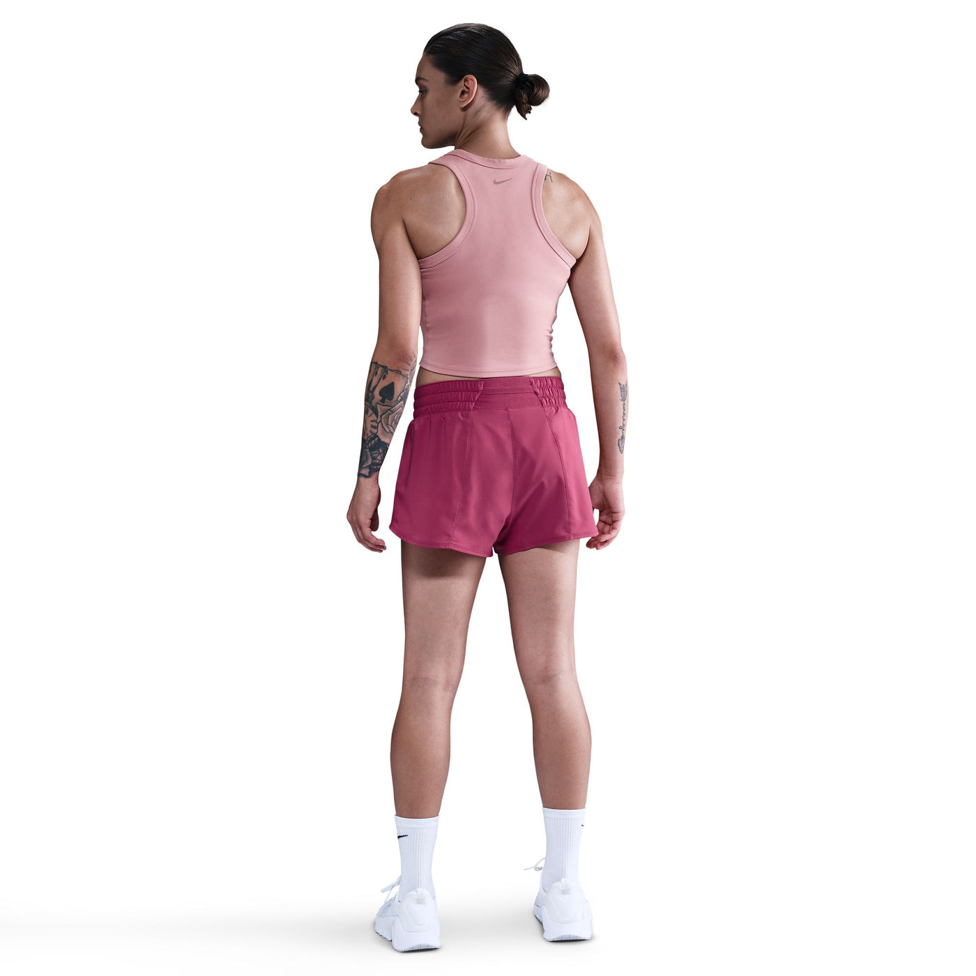 W Nike One Mid-Rise 3" Short - DX6010-635