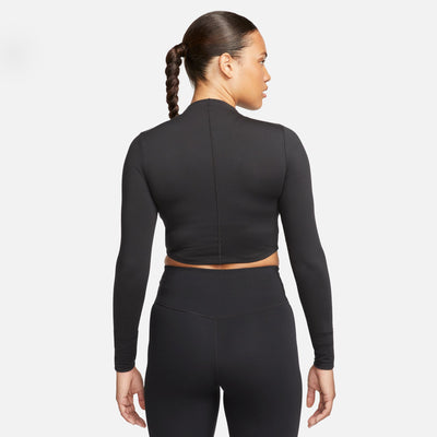 Women's Nike OneLuxe Long Sleeve Crop - FB5276-010