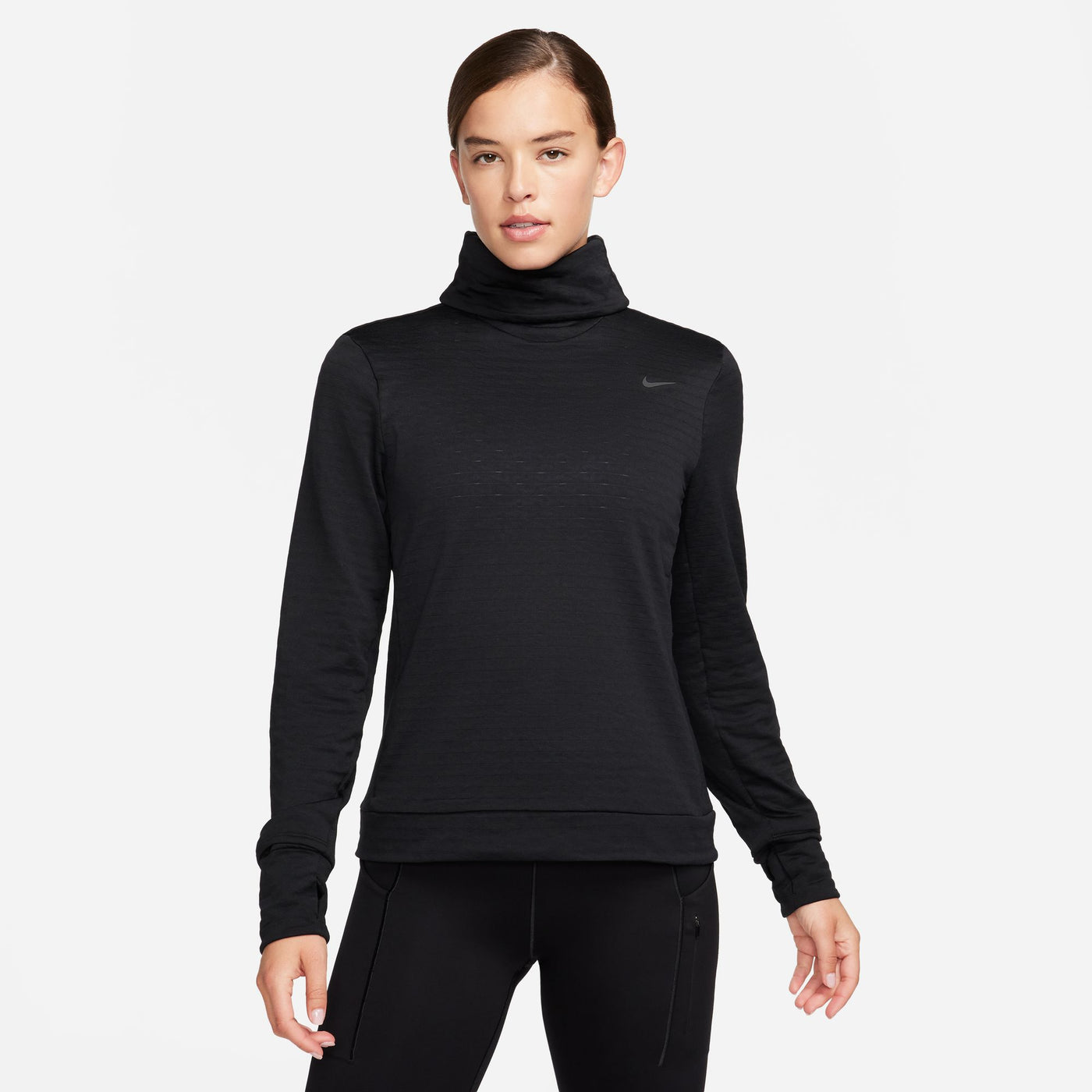 Women's Nike Swift Element Turtleneck Long Sleeve - FB5306-010