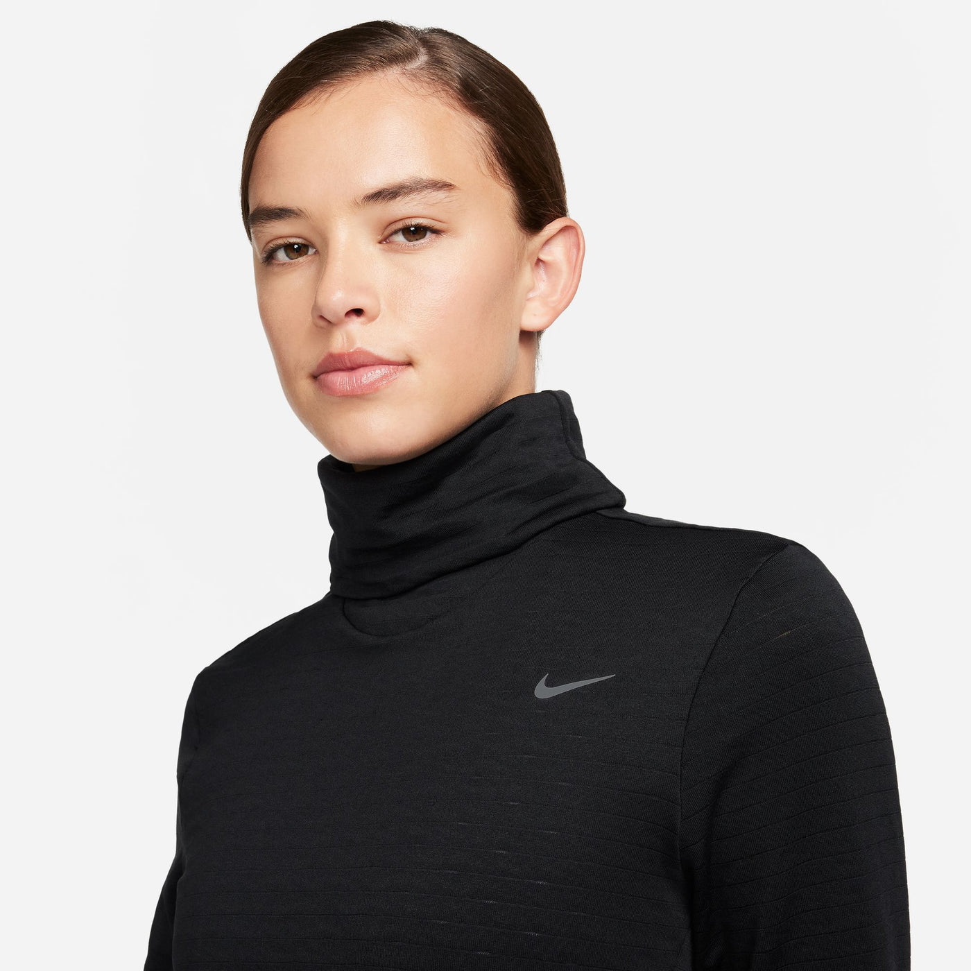 Women s Nike Swift Element Turtleneck Long Sleeve FB5306 010 PR Run Walk