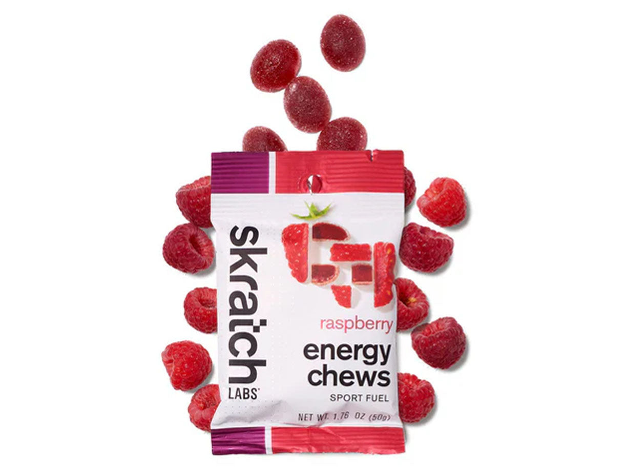 Skratch Labs Energy Chews Raspberry - ECS-RB