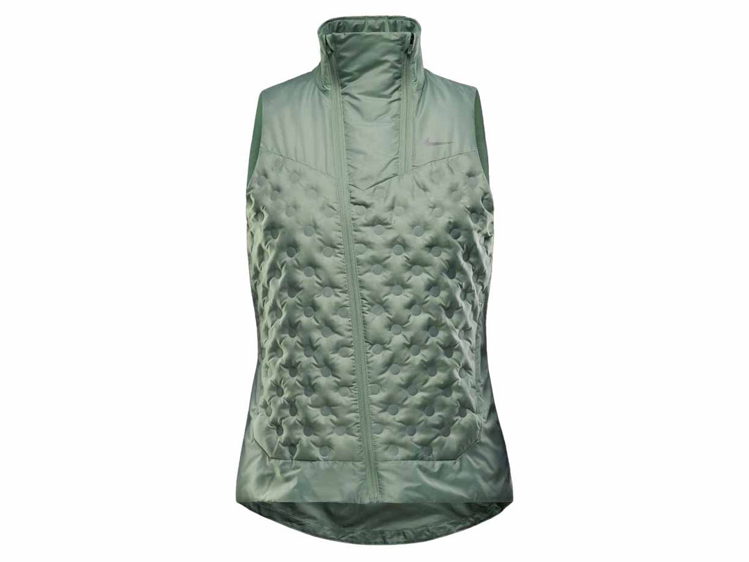 入手困難モデル 新品 NIKE AEROLOFT CITY VEST Nike WOMEN'S Aeroloft Running Vest Black Reflective White