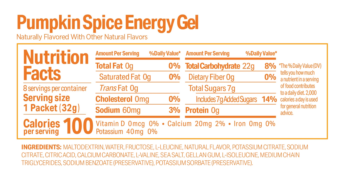 GU Energy Gel - Pumpkin Spice
