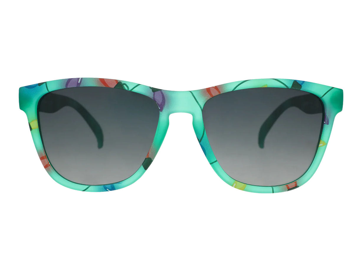 goodr OG Running Sunglasses - High-Voltage Holiday Cheer