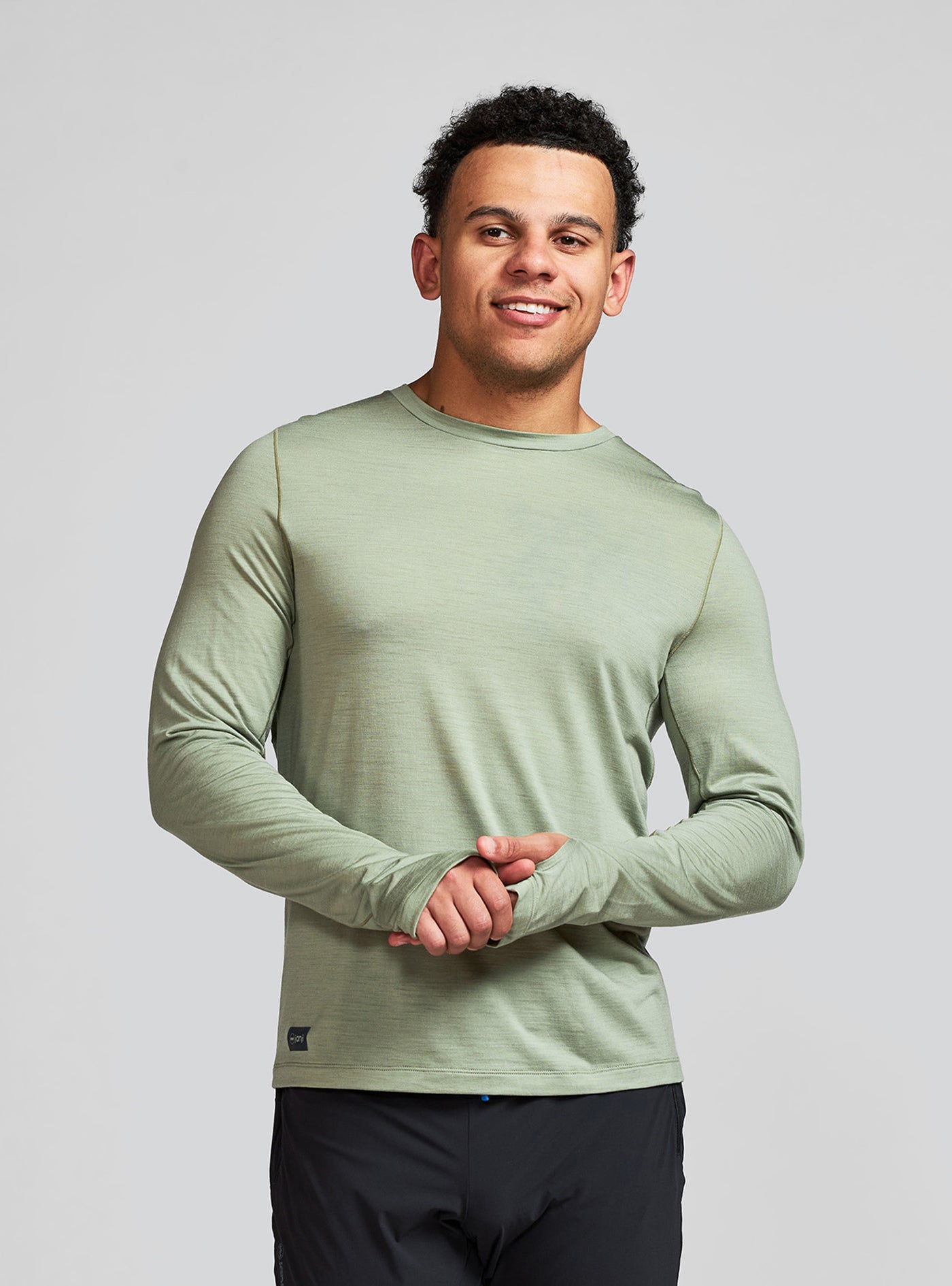 Men's Janji Repeat Merino Long Sleeve - MT22B-SGE