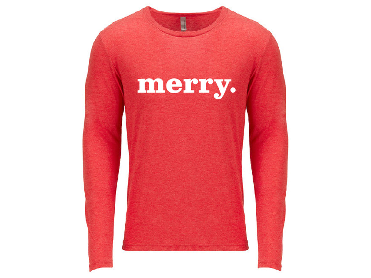 Unisex Merry Graphic Long Sleeve - NEXT-MERRY24