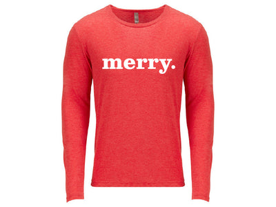 Unisex Merry Graphic Long Sleeve - NEXT-MERRY24