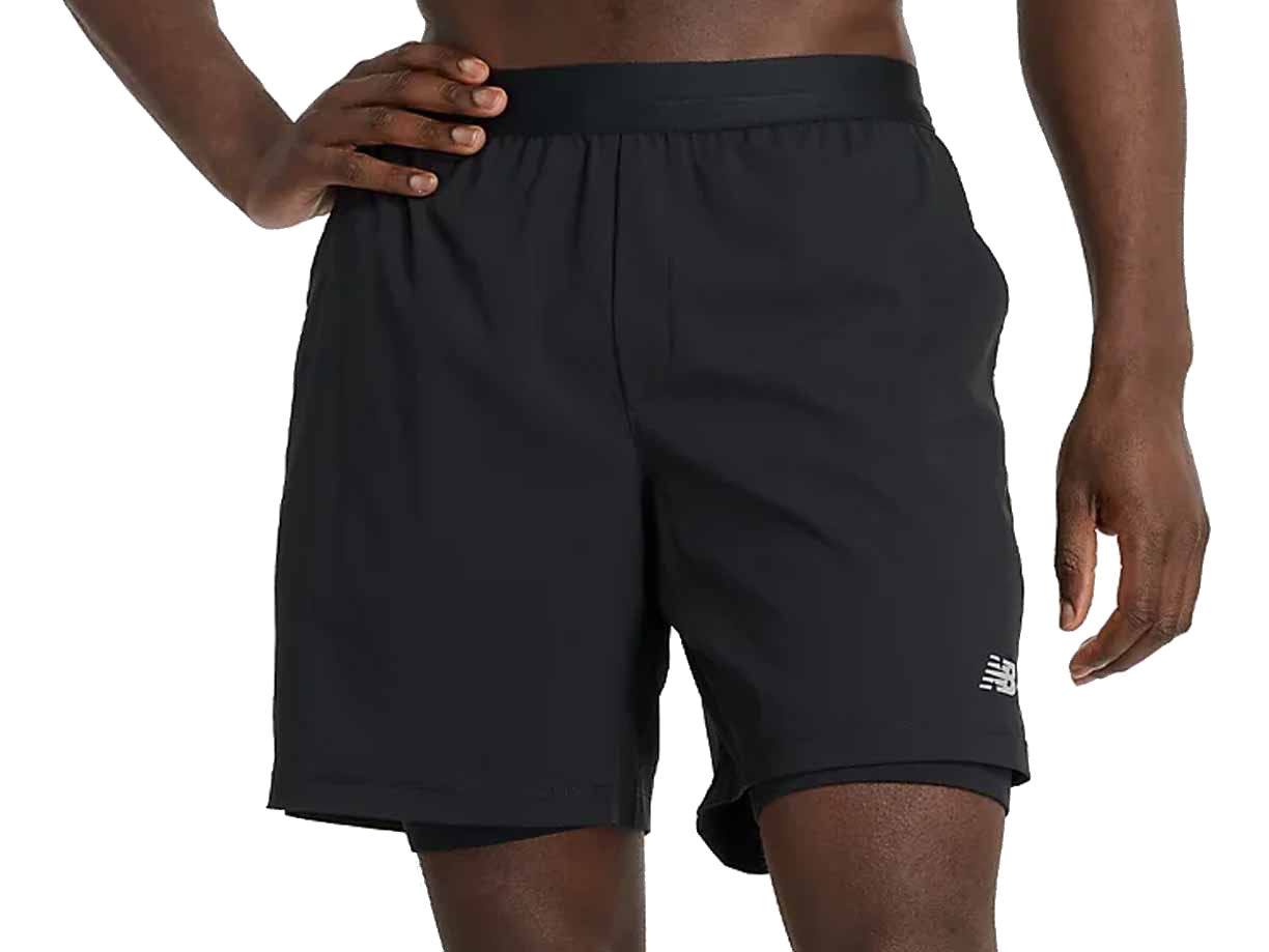 Men's New Balance AC Lined 7" Short - MS41288-BK