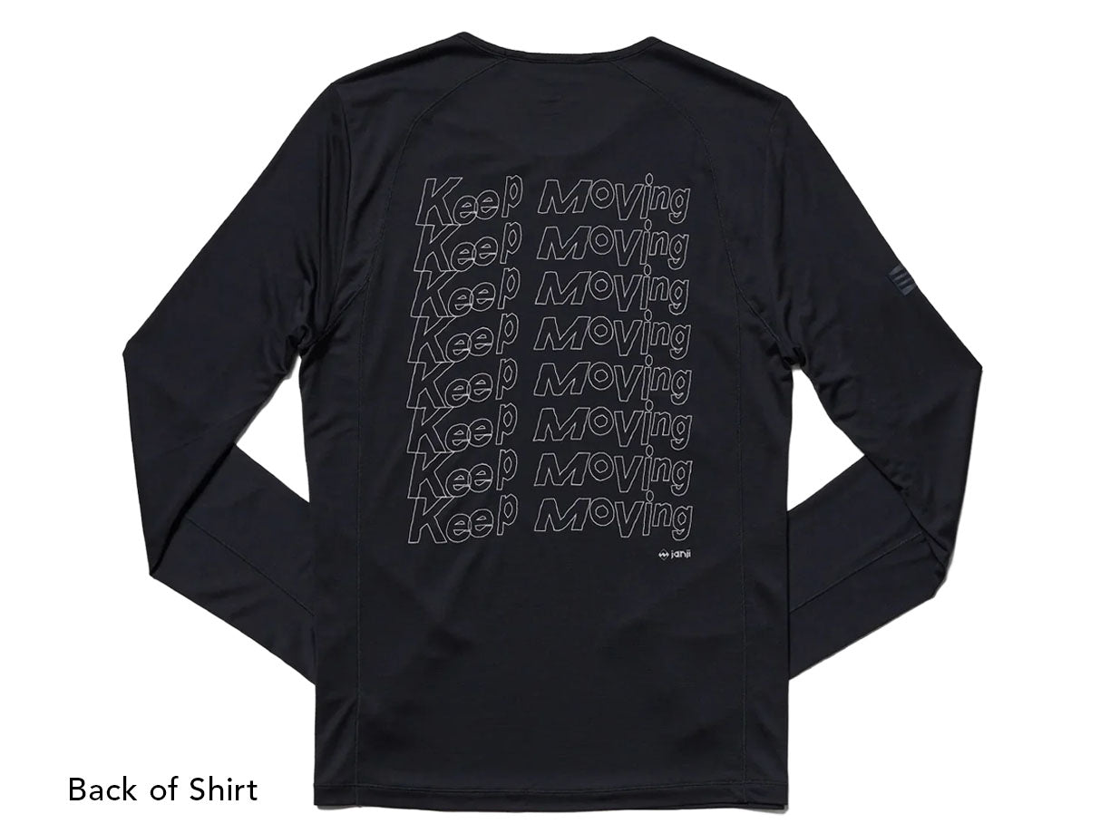 Men's Janji Run All Day Long Sleeve - MT21B-MMR