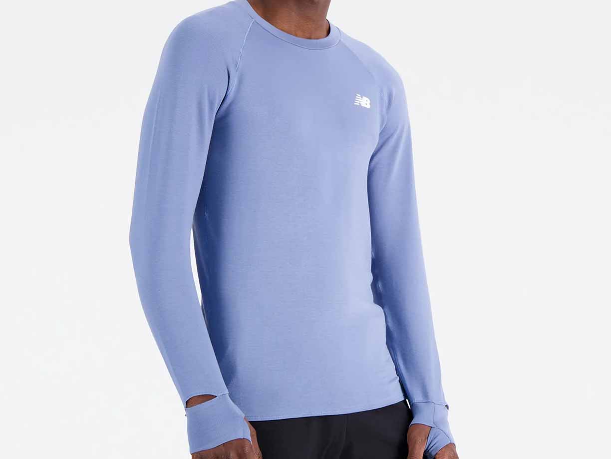 Men's New Balance QSpeed 1NTRO Long Sleeve - MT33284-MYL