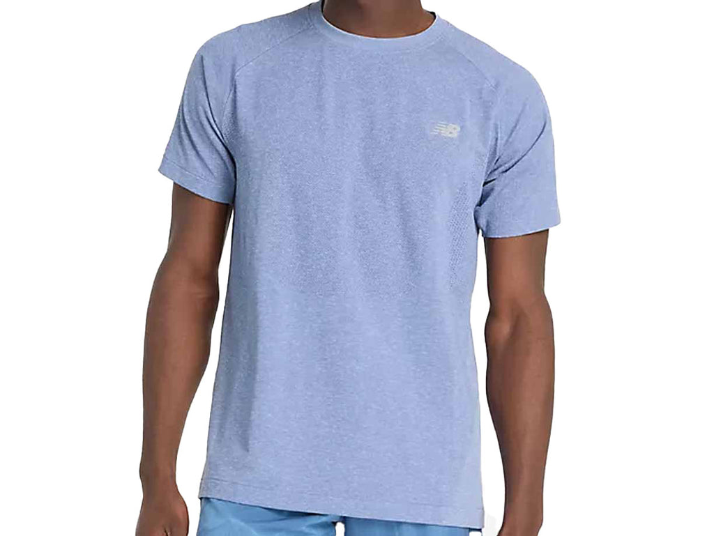 Men's New Balance Knit Shirt - MT41080-HEB – =PR= Run & Walk