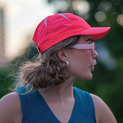 Sprints Neon Flash Reflective Running Hat - SPRN-NEONPINK