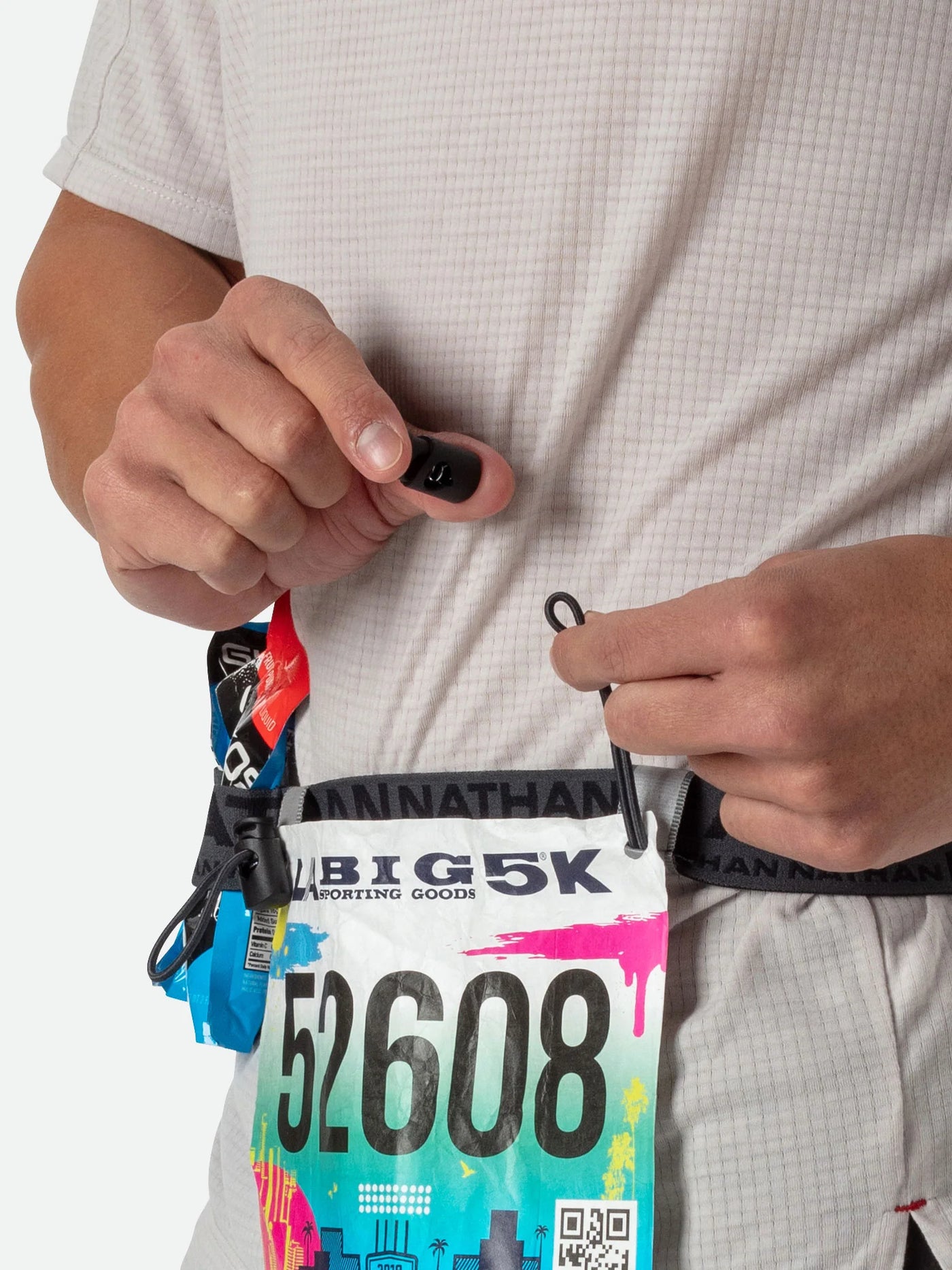 Nathan Race Number Nutrition Belt - NS10080-80017