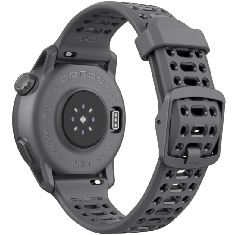 COROS Pace 3 with Silicone Watchband- WPACE3-BLK