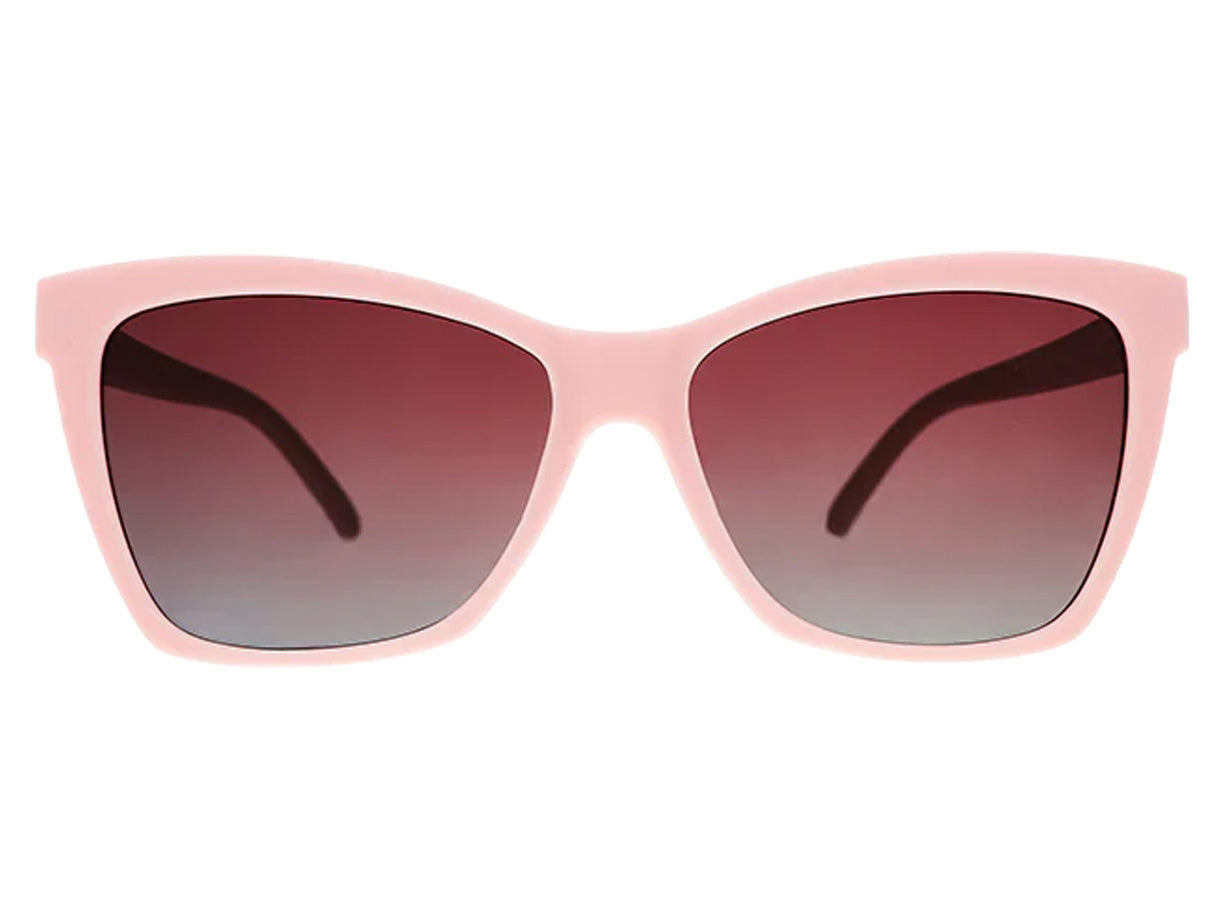 goodr PopG Running Sunglasses - Rosé Retail Therapy