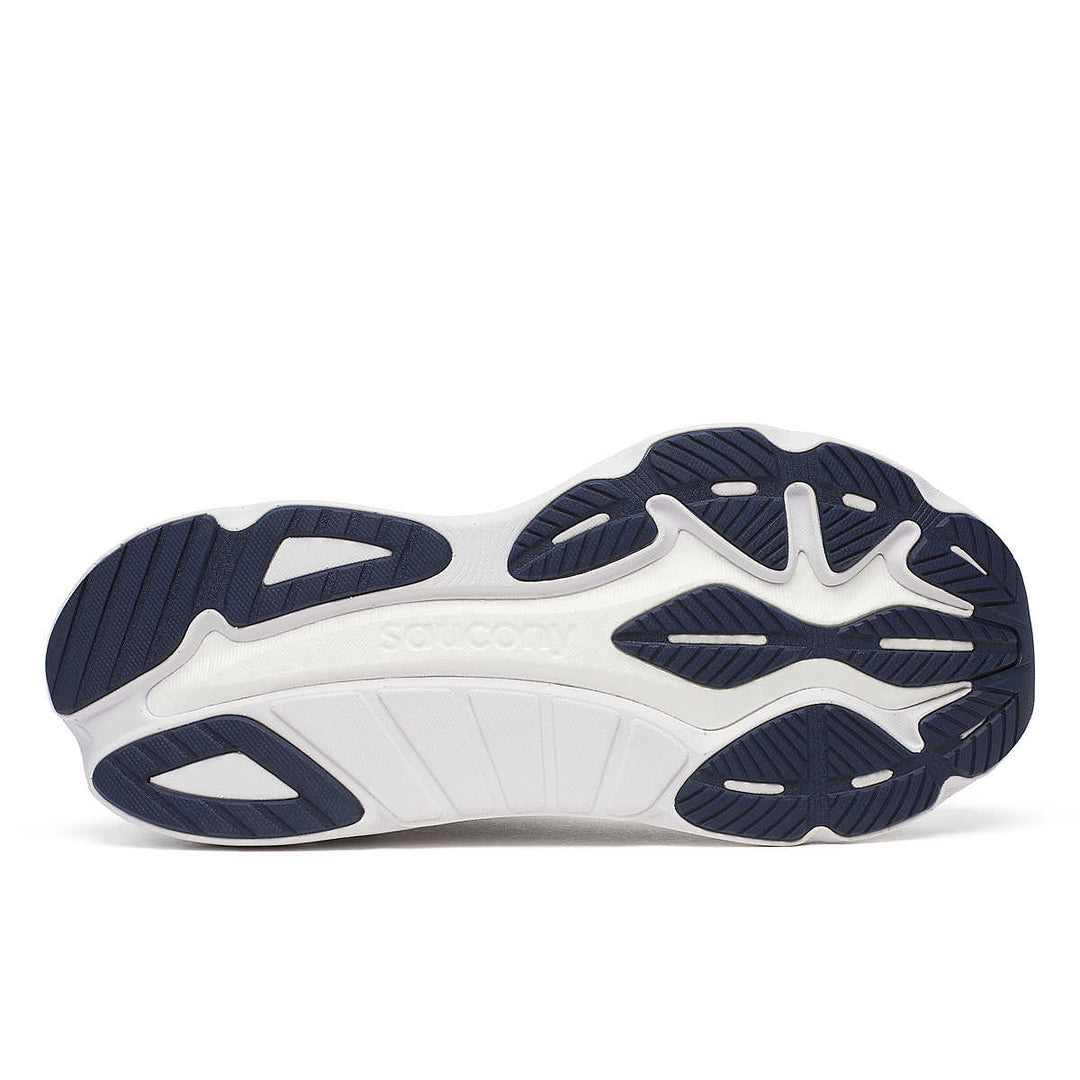 NEW SAUCONY men\'s hurricane 24 running shoe in 142 flint/navy S20933-142_5_1080x.jpg?v=  main image 3
