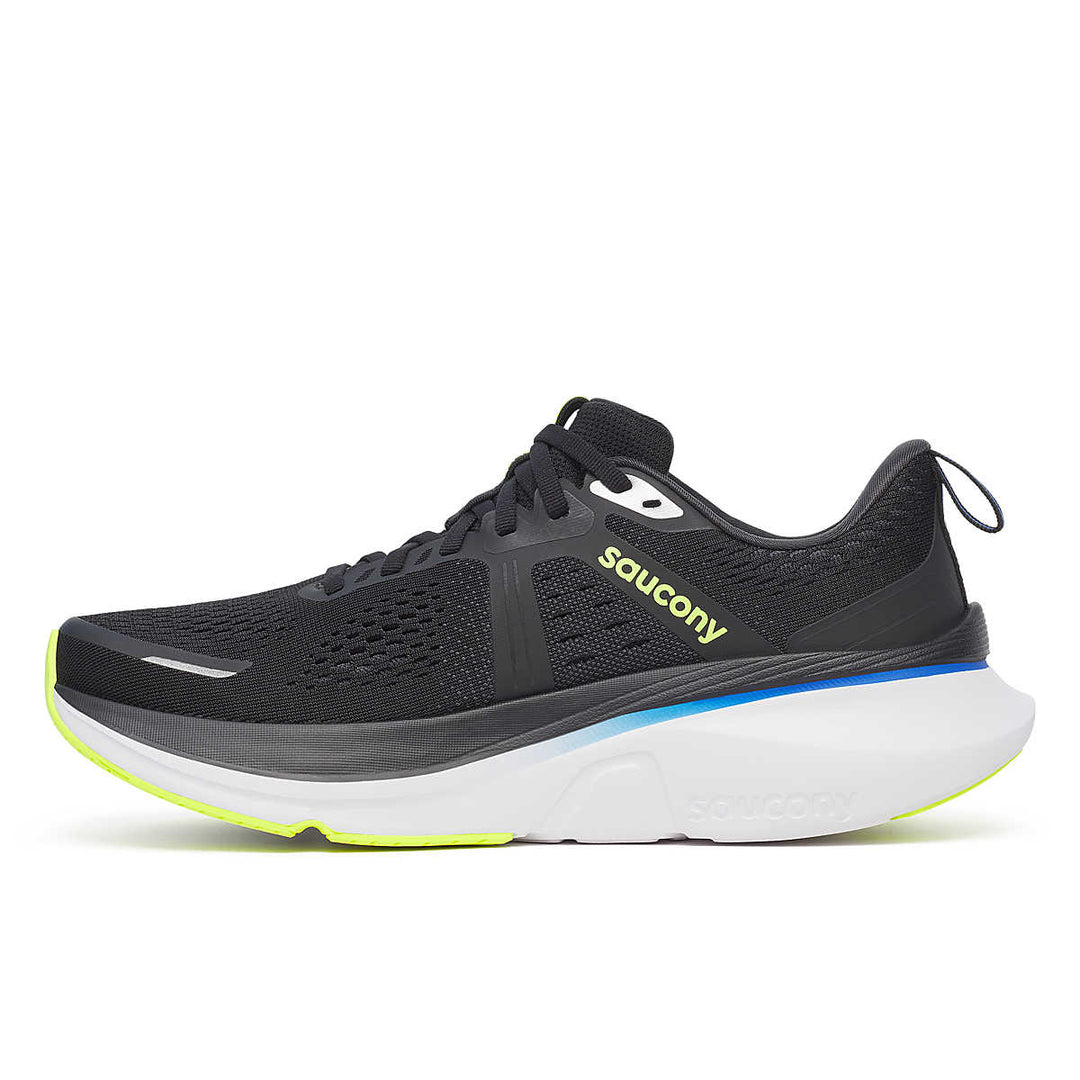 Saucony Guide 18 Shoes Mens 11 Gray Navy Running Stability Cushioned S20998-161 Saucony Guide 18 S20998-161 Athletic Sneaker Men main image 2
